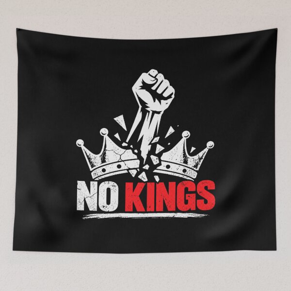 Item preview, No Kings Anti Trump Protest designed and sold by TEEJAMBOREE.