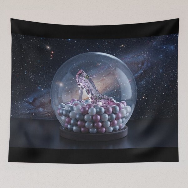 Item preview, Cosmic Glass High Heel in a Magical Snow Globe designed and sold by AfresStudio.