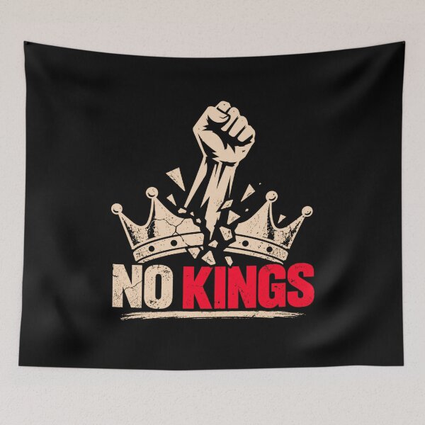 Item preview, No Kings Anti Trump Protest designed and sold by TEEJAMBOREE.