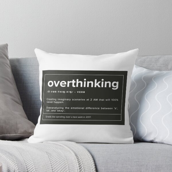 Item preview, overthinking definition designed and sold by Explicitly-Random.