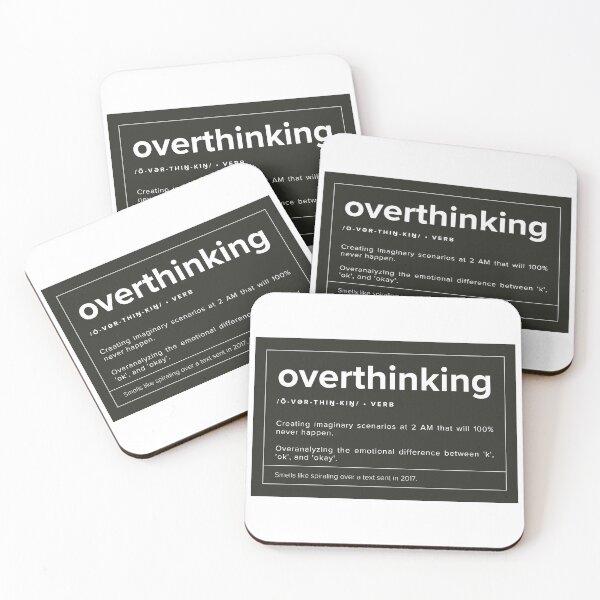 Item preview, overthinking definition designed and sold by Explicitly-Random.