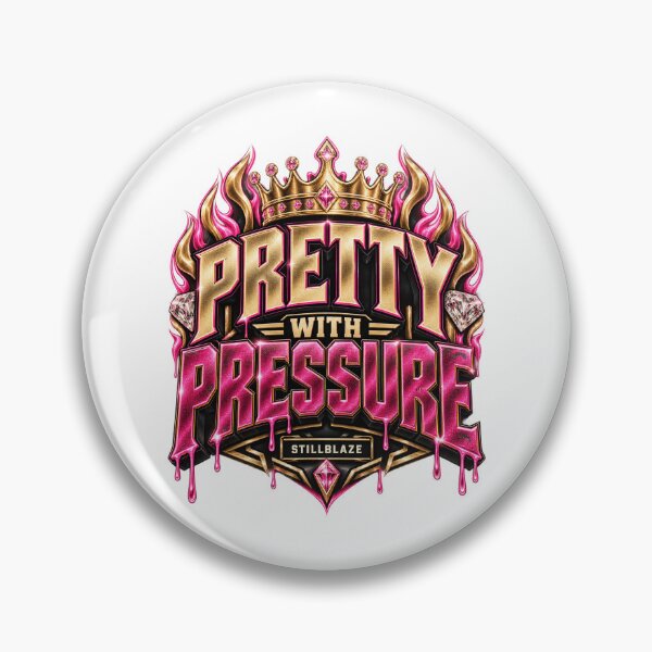 Item preview, Pretty With Pressure – Pink Fire Streetwear by STILLBLAZE designed and sold by BilcoStillbaze.