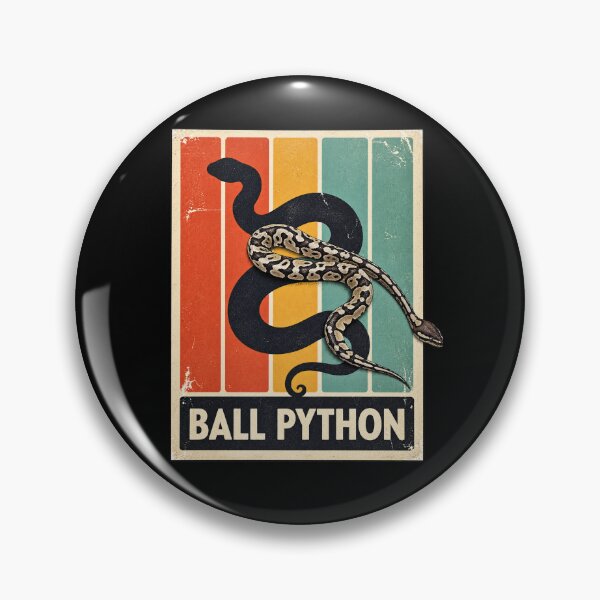 Item preview, Ball Python Snake Vintage Retro designed and sold by KristenSabol.