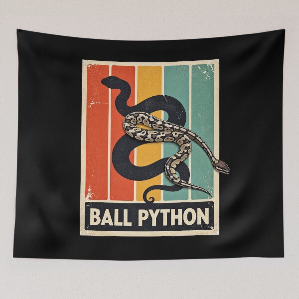 Item preview, Ball Python Snake Vintage Retro designed and sold by KristenSabol.