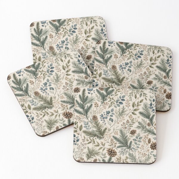 Item preview, Winter Evergreen Botanical Pattern designed and sold by Kooyana04.