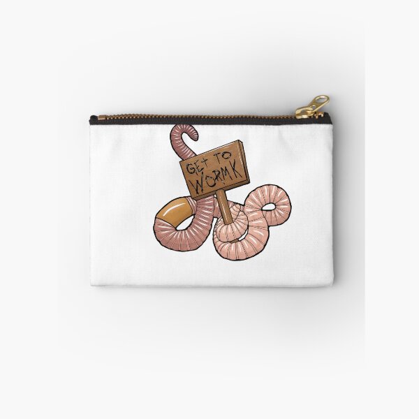 Item preview, Get to Wormk (Pinkish worm!) designed and sold by SlugsNeedHugs.