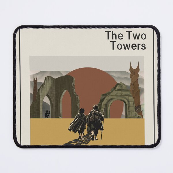 Item preview, The Lord of the Rings: The Two Towers Midcentury Modern Poster designed and sold by randomcitizen16.