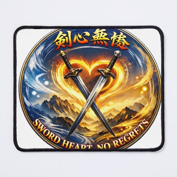 Item preview, Sword Heart, No Regrets - golden designed and sold by bluesirian22.
