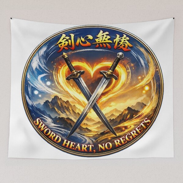 Item preview, Sword Heart, No Regrets - golden designed and sold by bluesirian22.