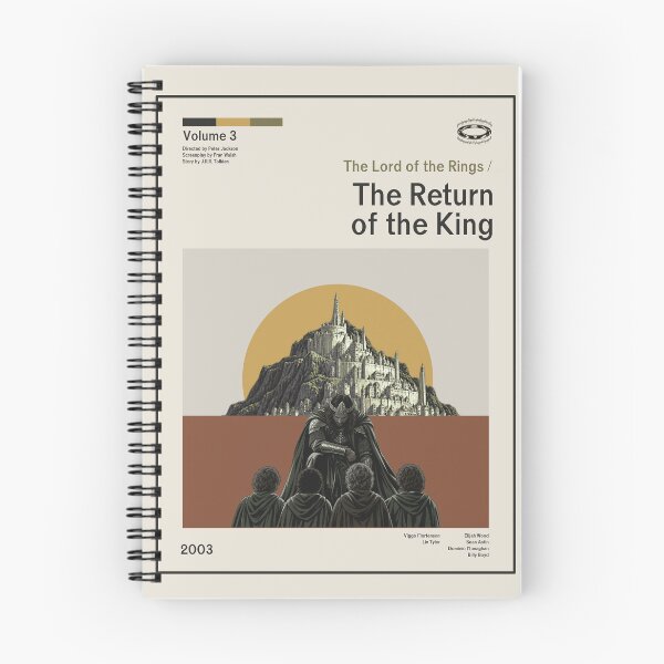 Item preview, The Lord of the Rings: The Return of the King Midcentury Modern Poster designed and sold by randomcitizen16.