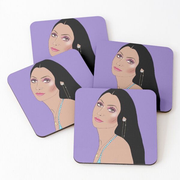 Item preview, 70s Diva - Cher Inspired Portrait designed and sold by becastars.