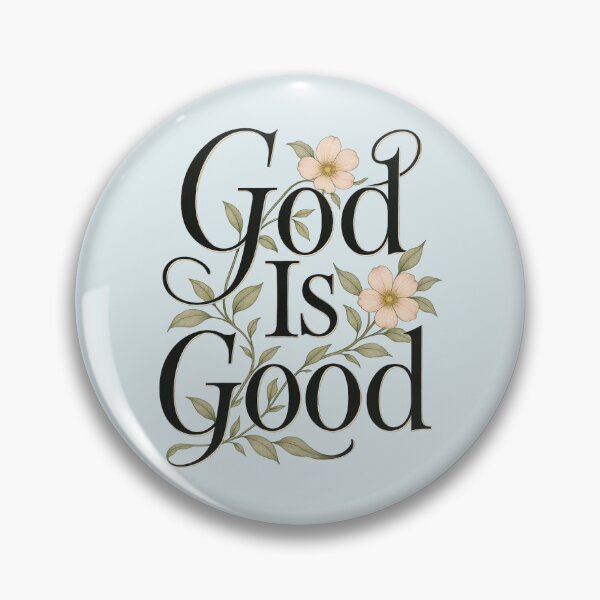 Item preview, God Is Good Floral Christian Faith designed and sold by NosandEdgy.
