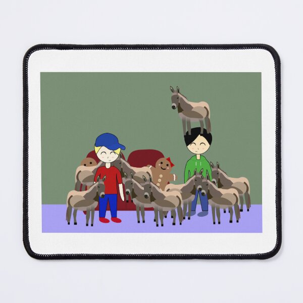 Item preview, donkeys in the living room designed and sold by AnneMarie23.