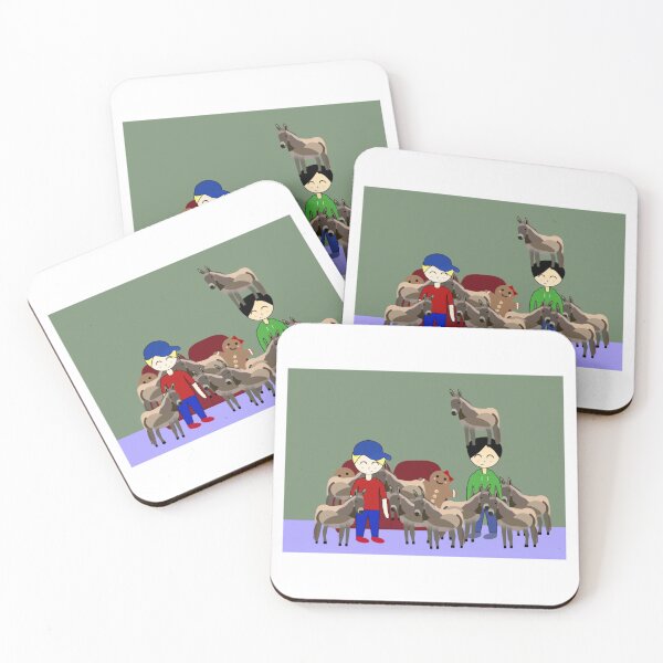 Item preview, donkeys in the living room designed and sold by AnneMarie23.