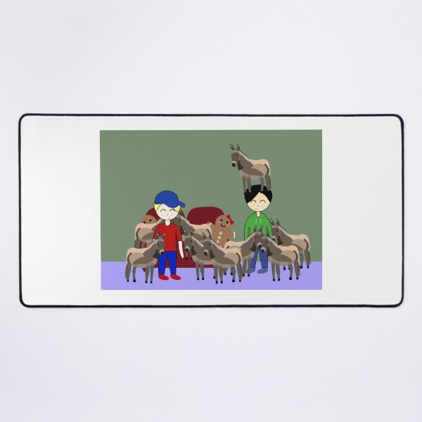 Item preview, donkeys in the living room designed and sold by AnneMarie23.