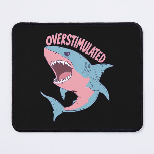 Item preview, Overstimulated Shark Pastel Kawaii designed and sold by PATRICKNHONY.