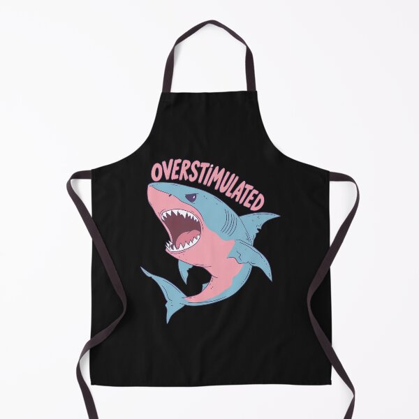 Item preview, Overstimulated Shark Pastel Kawaii designed and sold by PATRICKNHONY.