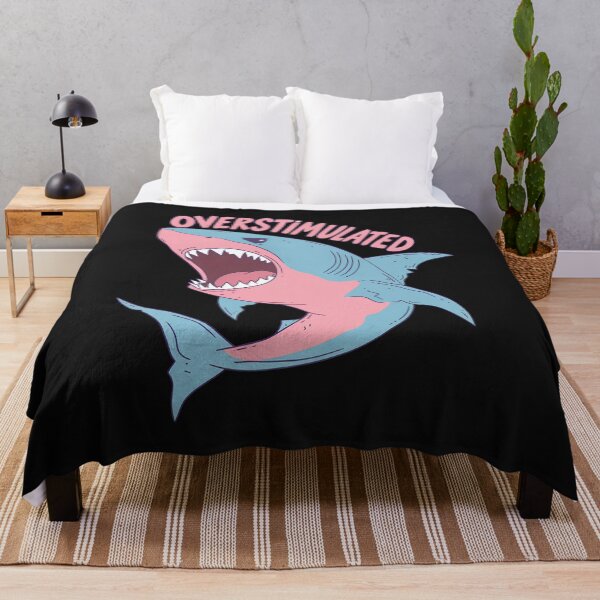 Item preview, Overstimulated Shark Pastel Kawaii designed and sold by PATRICKNHONY.