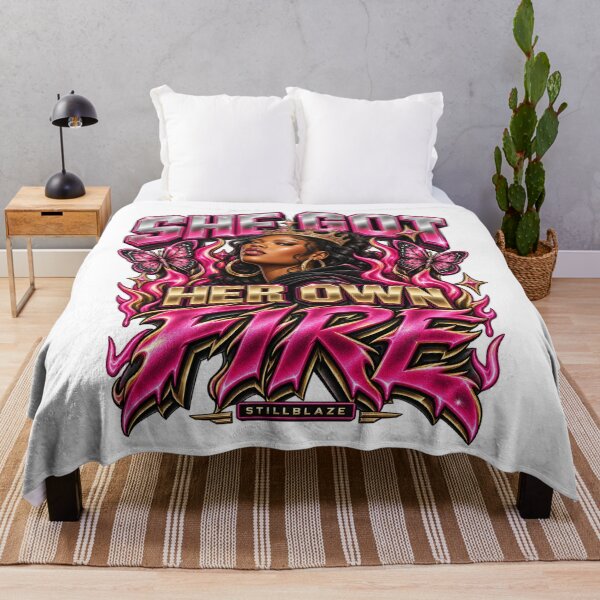 Item preview, She Got Her Own Fire – Women’s Streetwear by STILLBLAZE designed and sold by BilcoStillbaze.