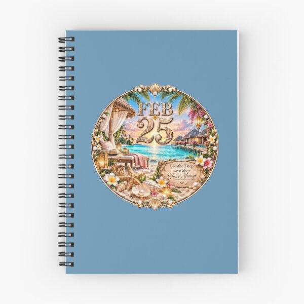 Item preview, February 25 Tropical Island Birthday Design designed and sold by LunaMoments.