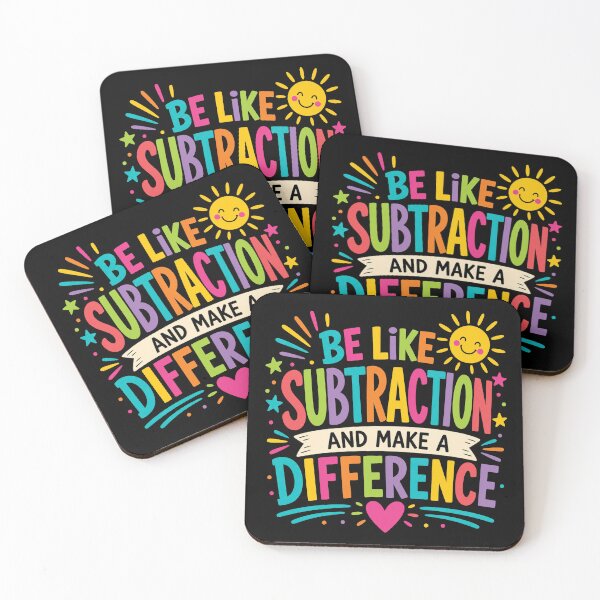 Item preview, Be Like Subtraction and Make A Difference Funny Math Teacher designed and sold by haloochichi.