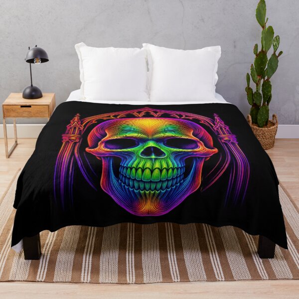 Item preview, Psychedelic Skull designed and sold by PurrfectWhisper.
