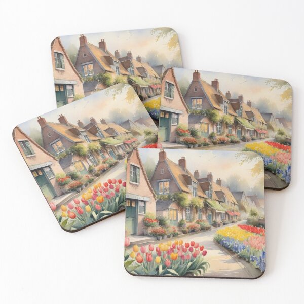 Item preview, Countryside Tulips designed and sold by Prachodayat Artworks.