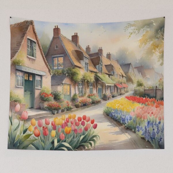 Item preview, Countryside Tulips designed and sold by Prachodayat Artworks.