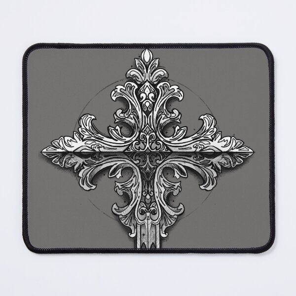 Item preview, Simple cross design with 3D touch designed and sold by Inked T.