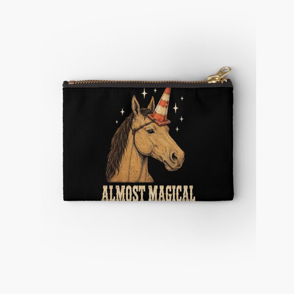 Item preview, Almost Magical Funny Horse Traffic Cone Unicorn designed and sold by haloochichi.