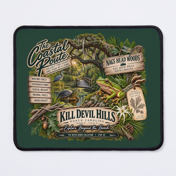 Item preview, Kill Devil Hills Nags Head Woods designed and sold by The Coastal Route.