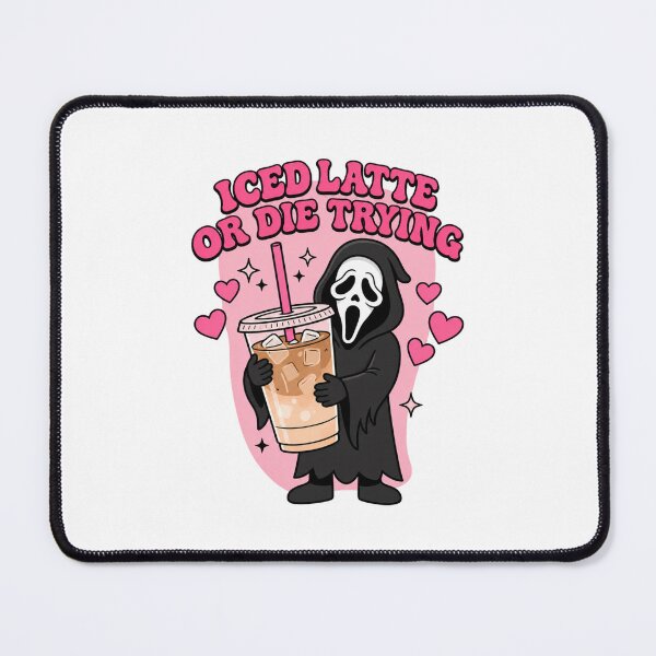 Item preview, Iced Latte or Die Trying Ghost Coffee designed and sold by wingoo22.