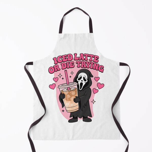 Item preview, Iced Latte or Die Trying Ghost Coffee designed and sold by wingoo22.