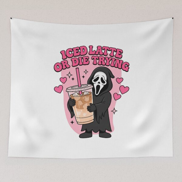 Item preview, Iced Latte or Die Trying Ghost Coffee  designed and sold by wingoo22.