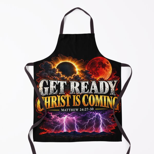 Item preview, Get Ready. Christ is Coming. Matthew 24:27-30 designed and sold by TheBibleStop.