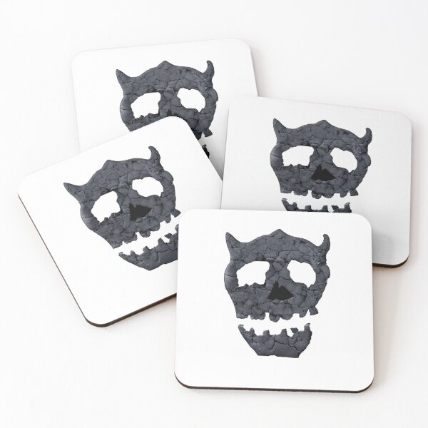 Item preview, Cracked Demon Skull Halloween Aesthetic Dark Grunge  designed and sold by iconiicc.