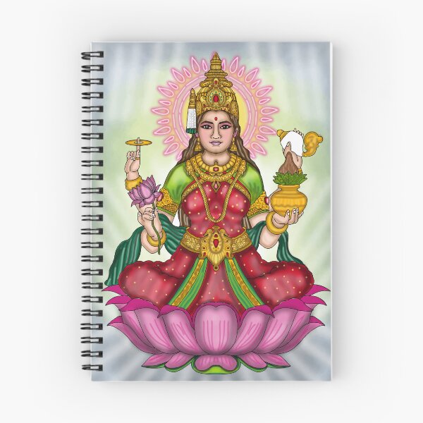 Item preview, Goddess Lakshmi Digital Drawing | Hindu Goddess of Wealth and Prosperity designed and sold by Harshit_Digital_Arts.