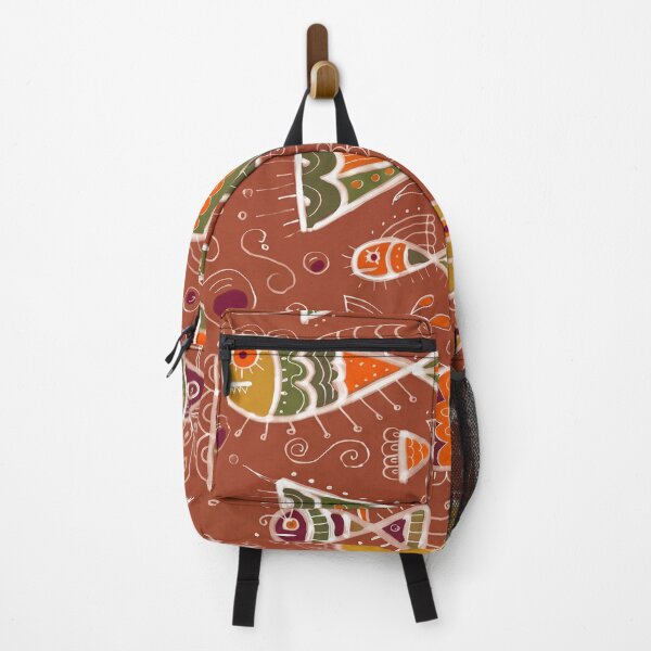 Item preview, Whimsical Folk Fish Illustration designed and sold by Fani*.
