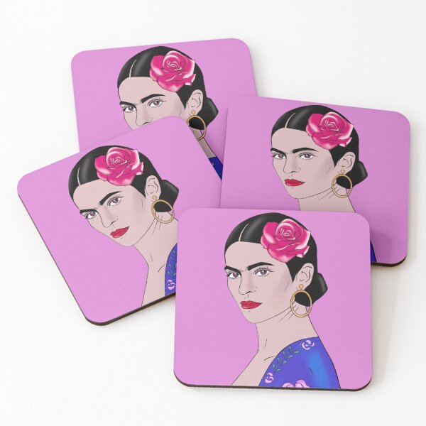 Item preview, La Artista - Frida Kahlo Inspired Portrait Art designed and sold by becastars.