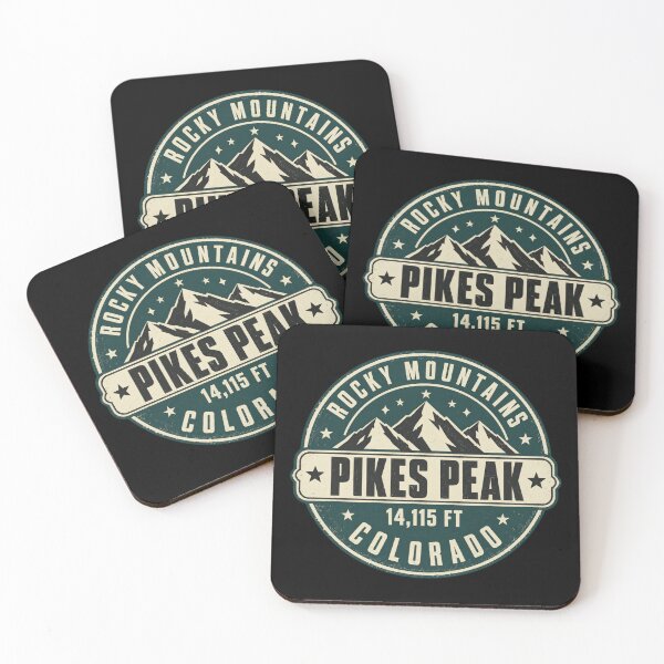 Item preview, Pikes Peak Colorado Retro Mountain designed and sold by bobcatmarty.