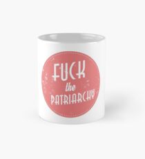 Fuck The Patriarchy Feminist Sticker Mug