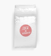 Fuck the Patriarchy feministische Aufkleber Bettbezug