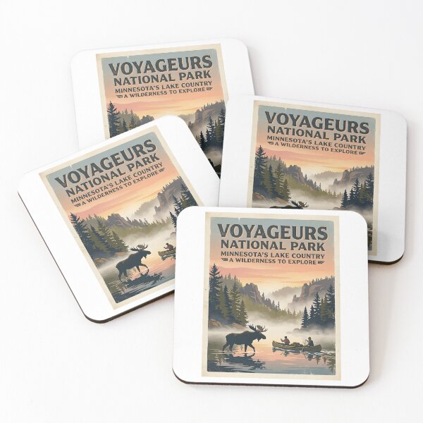 Item preview, Moose Northern Lake designed and sold by PictoVibe.