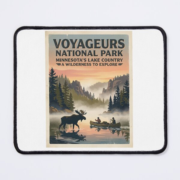 Item preview, Moose Northern Lake designed and sold by PictoVibe.