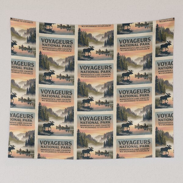 Item preview, Moose Northern Lake designed and sold by PictoVibe.