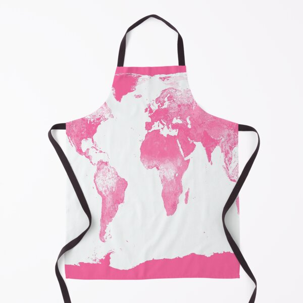 Item preview, Vibrant Pink and White World Map NASA Satellite Space Design designed and sold by 2sweetsDesign.