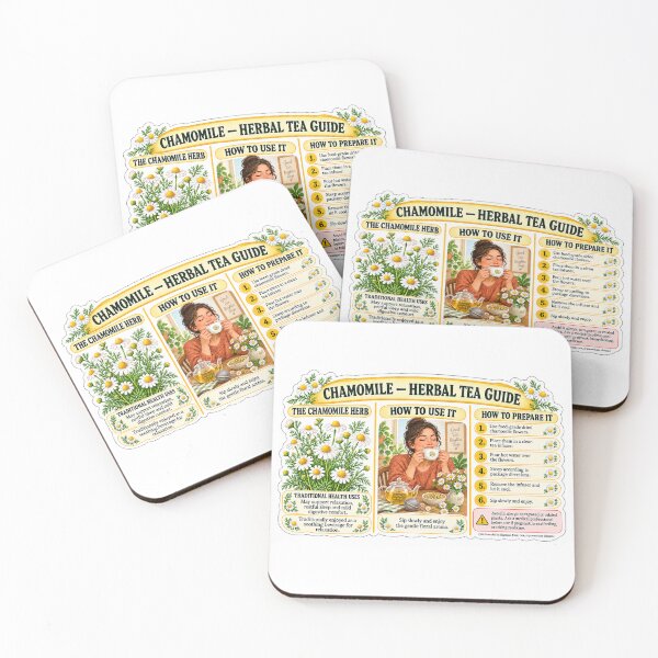 Item preview, Chamomile Herbal Tea Preparation Guide designed and sold by New Wave Artworks & Odds &Ends.