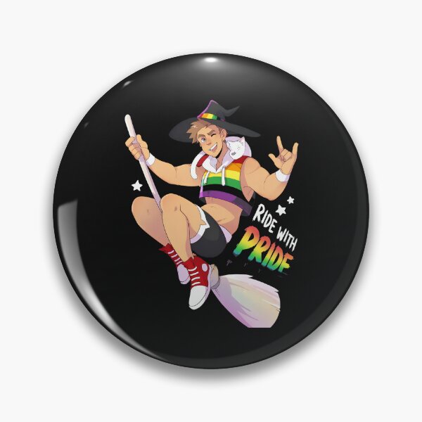 Item preview, Ride With Pride Witchy Broomstick Rainbow Magic designed and sold by PATRICKNHONY.