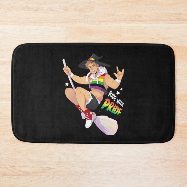 Item preview, Ride With Pride Witchy Broomstick Rainbow Magic designed and sold by PATRICKNHONY.