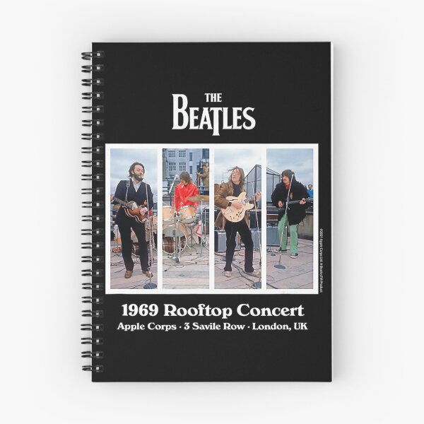 Item preview, the beatles rooftop concert 1969 vintage graphic designed and sold by DerekScott1.